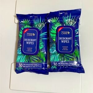 2 Packs of‎ Pacifica Deodorant Wipes NEW!